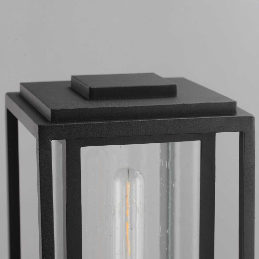 Cabana One Light Deck Lantern in Black Maxim