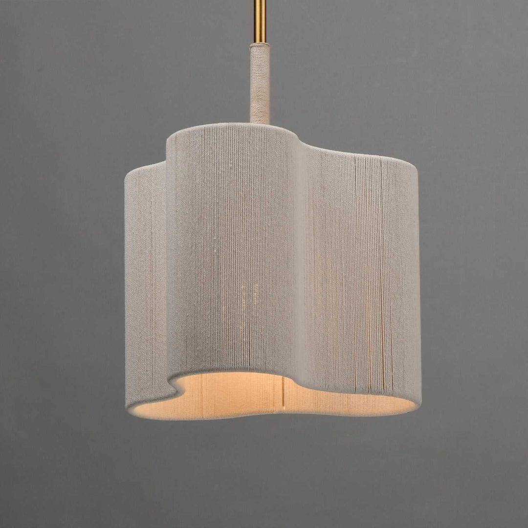 Maxim - 12831OFNAB - One Light Pendant - Corsica - Natural Aged Brass