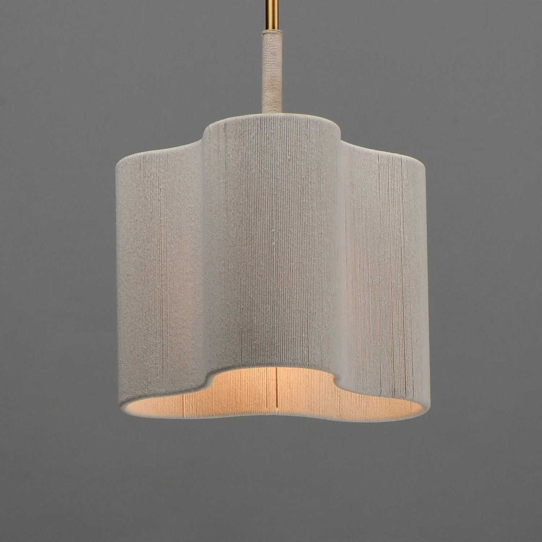 Maxim - 12831OFNAB - One Light Pendant - Corsica - Natural Aged Brass