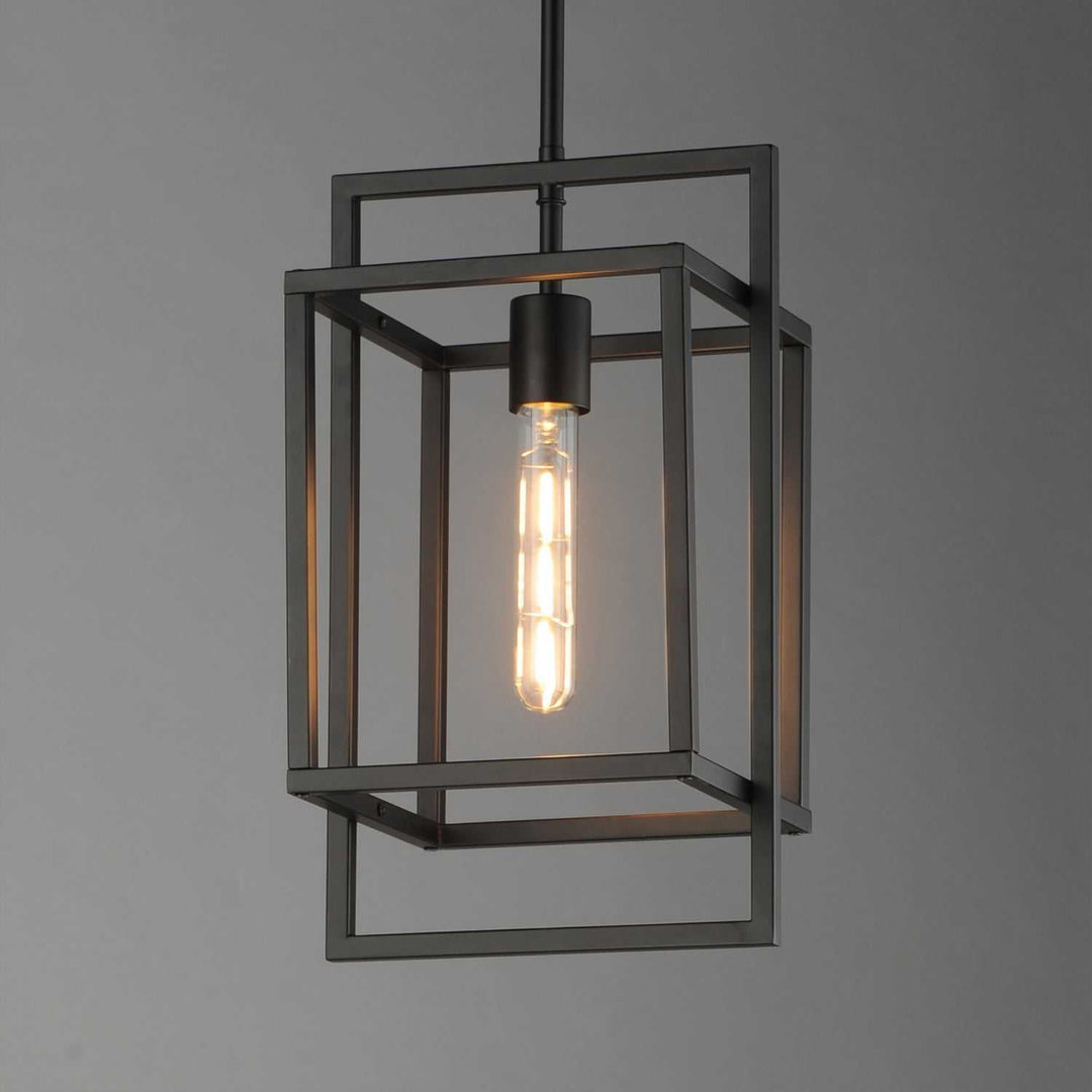 Maxim - 10411BK - One Light Pendant - Gridline - Black