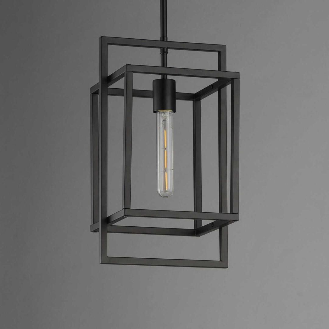 Maxim - 10411BK - One Light Pendant - Gridline - Black