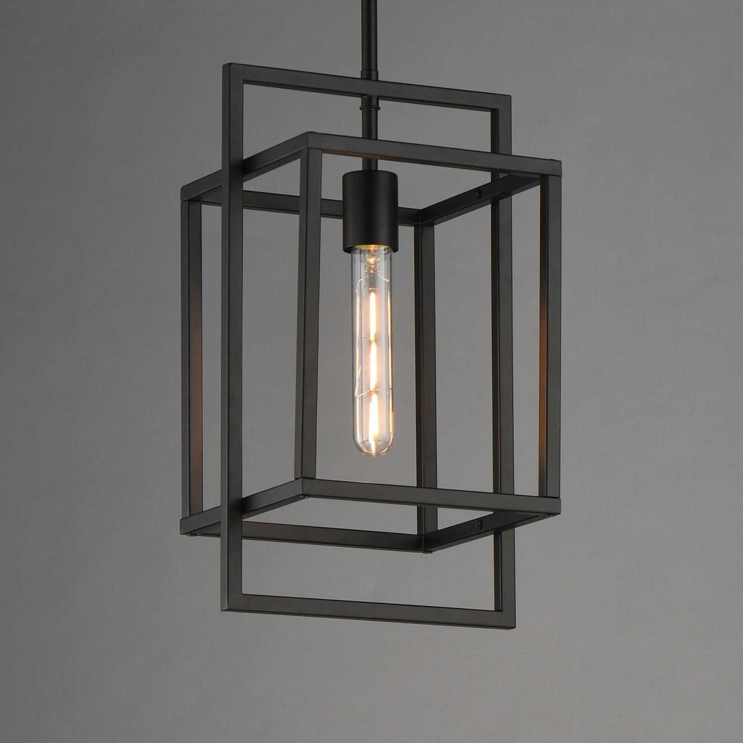 Maxim - 10411BK - One Light Pendant - Gridline - Black