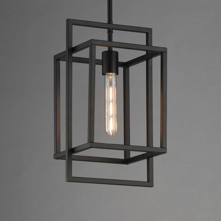 Maxim - 10411BK - One Light Pendant - Gridline - Black