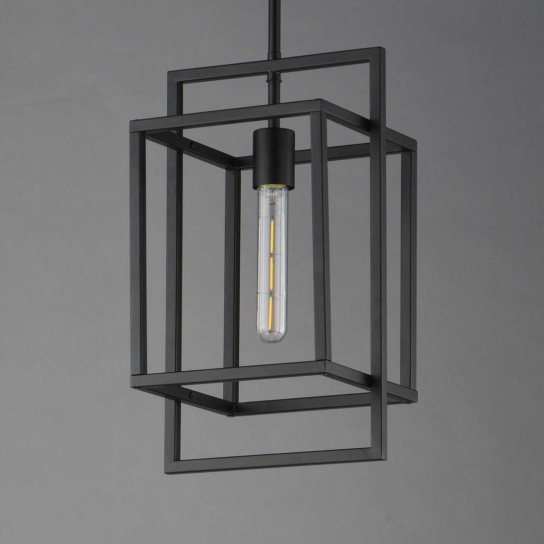 Maxim - 10411BK - One Light Pendant - Gridline - Black