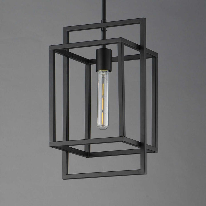 Maxim - 10411BK - One Light Pendant - Gridline - Black
