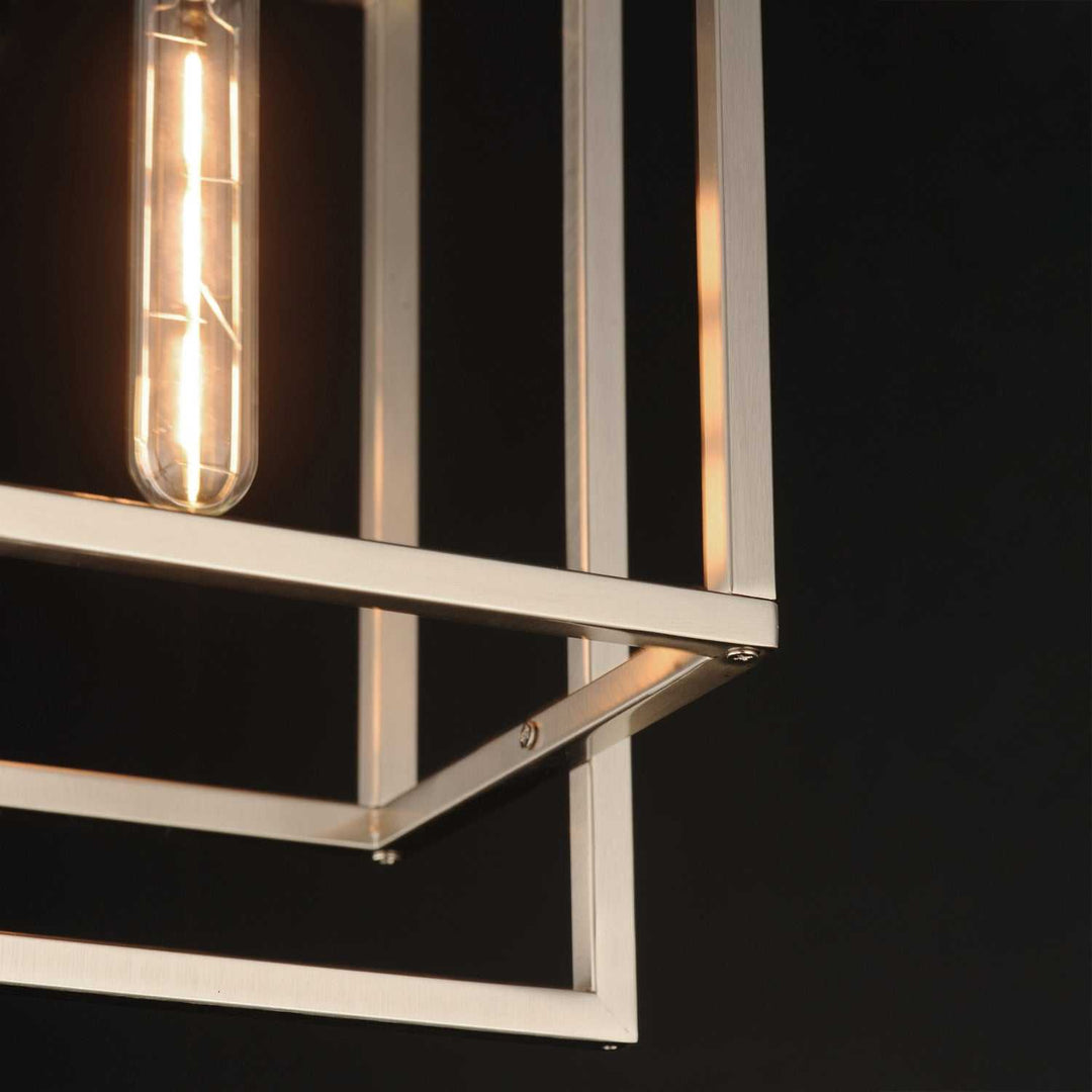 Maxim - 10411SN - One Light Pendant - Gridline - Satin Nickel