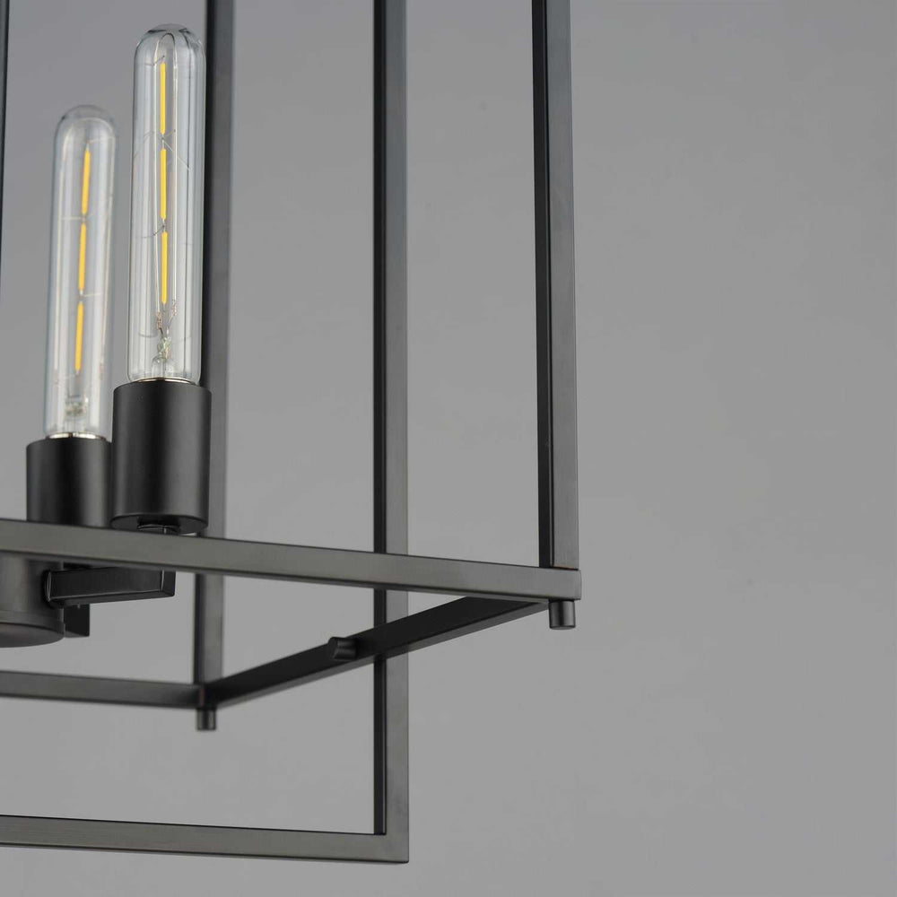 Maxim - 10412BK - Four Light Pendant - Gridline - Black