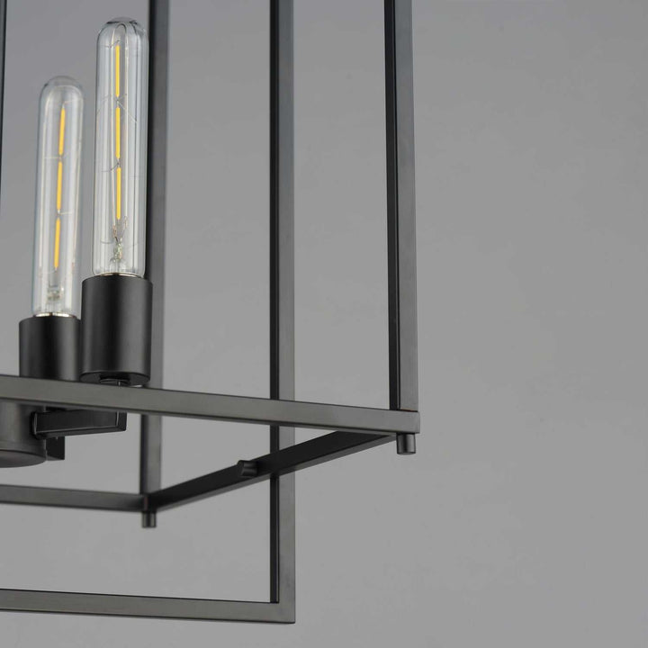 Maxim - 10412BK - Four Light Pendant - Gridline - Black