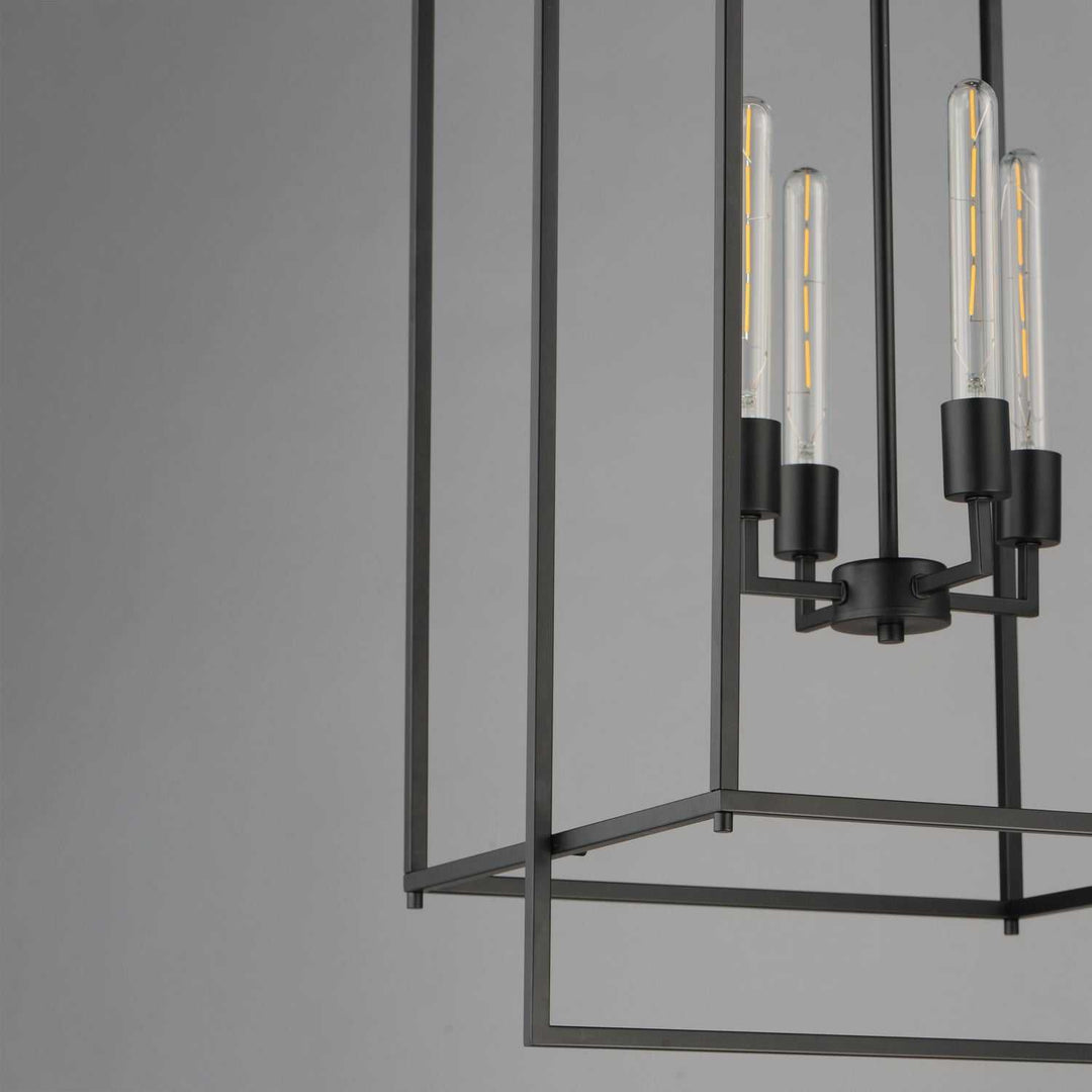 Maxim - 10413BK - Four Light Pendant - Gridline - Black