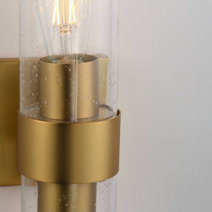 Maxim - 10462CDNAB - Two Light Wall Sconce - Livingston - Natural Aged Brass
