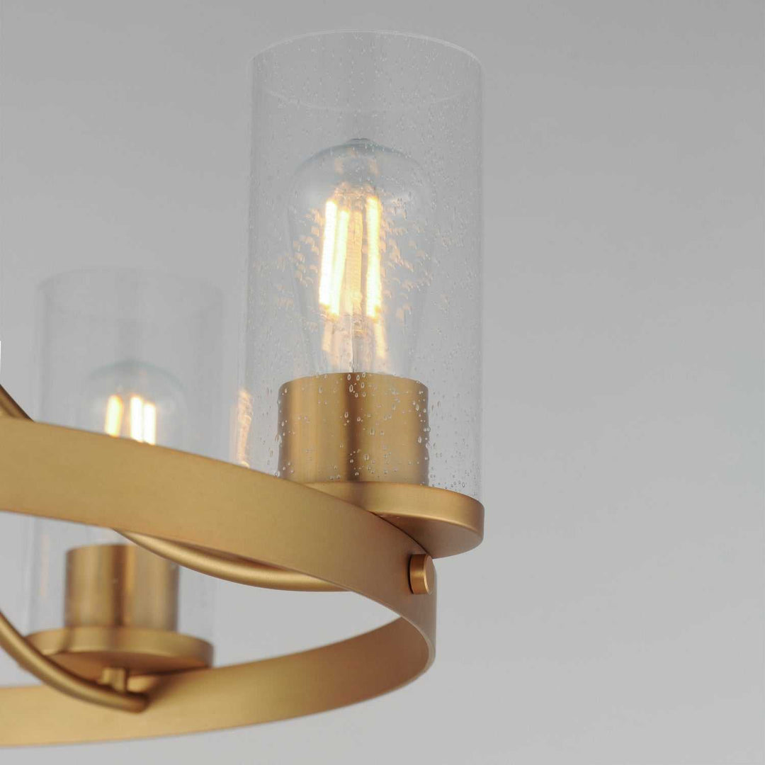 Maxim - 10465CDNAB - Five Light Chandelier - Livingston - Natural Aged Brass