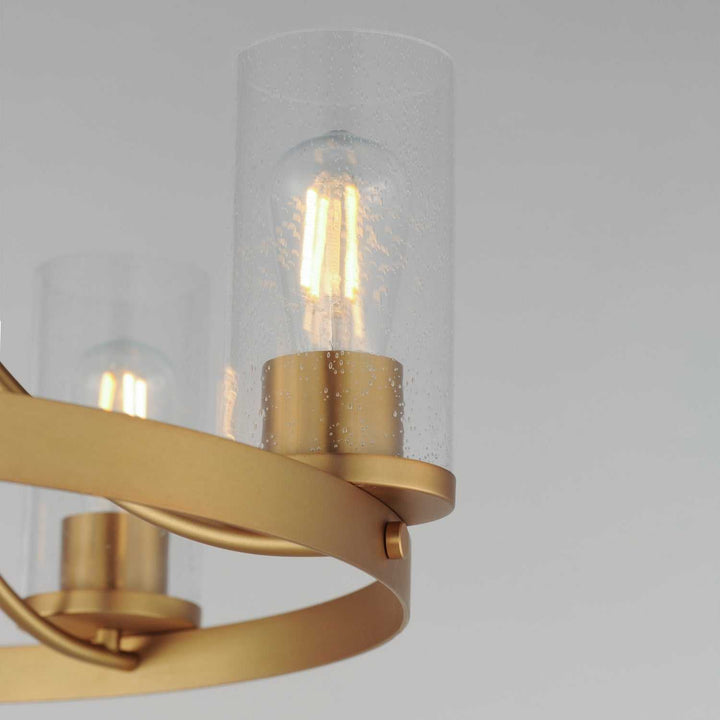 Maxim - 10465CDNAB - Five Light Chandelier - Livingston - Natural Aged Brass