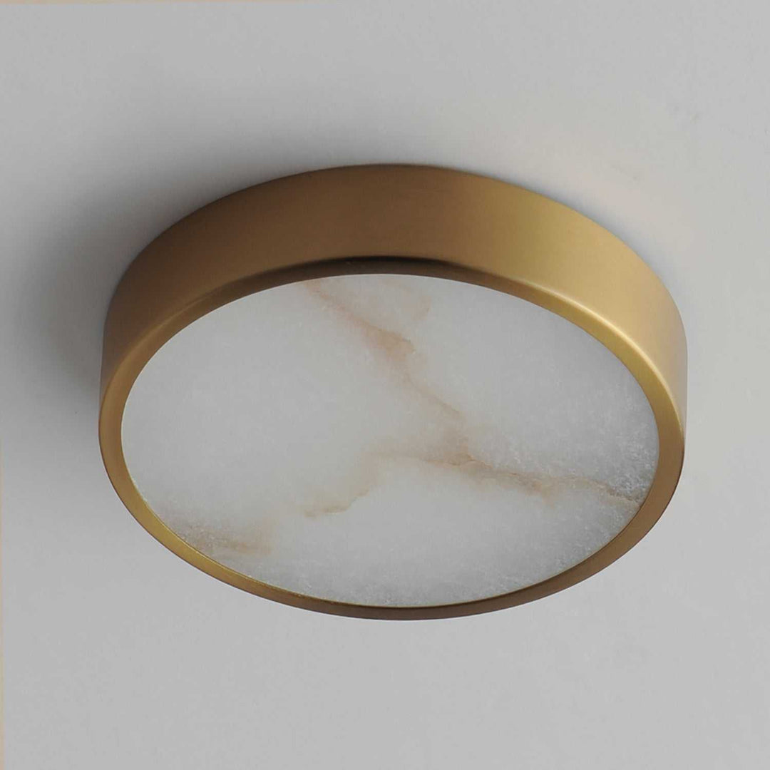 Maxim - 18210WANAB - LED Flush Mount - Slab - Natural Aged Brass