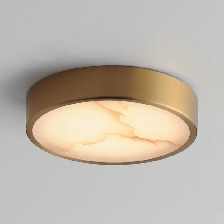Maxim - 18210WANAB - LED Flush Mount - Slab - Natural Aged Brass