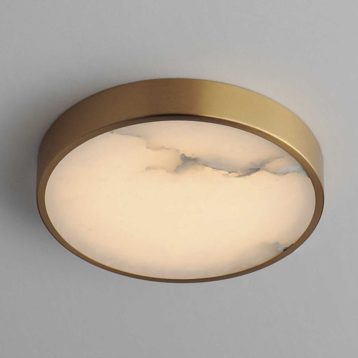 Maxim - 18212WANAB - LED Flush Mount - Slab - Natural Aged Brass