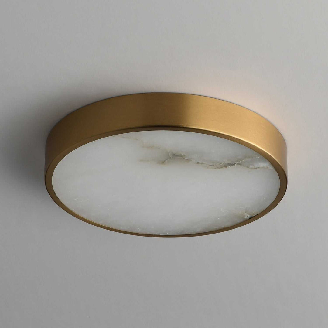 Maxim - 18212WANAB - LED Flush Mount - Slab - Natural Aged Brass