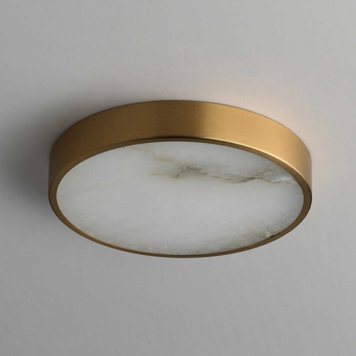 Maxim - 18212WANAB - LED Flush Mount - Slab - Natural Aged Brass