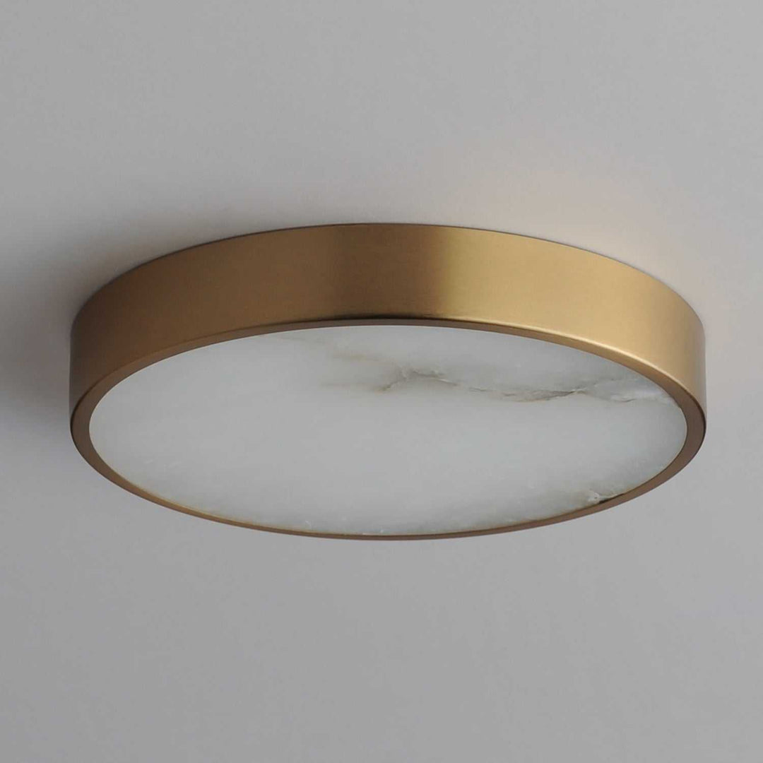 Maxim - 18212WANAB - LED Flush Mount - Slab - Natural Aged Brass
