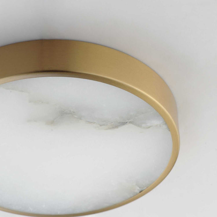 Maxim - 18212WANAB - LED Flush Mount - Slab - Natural Aged Brass