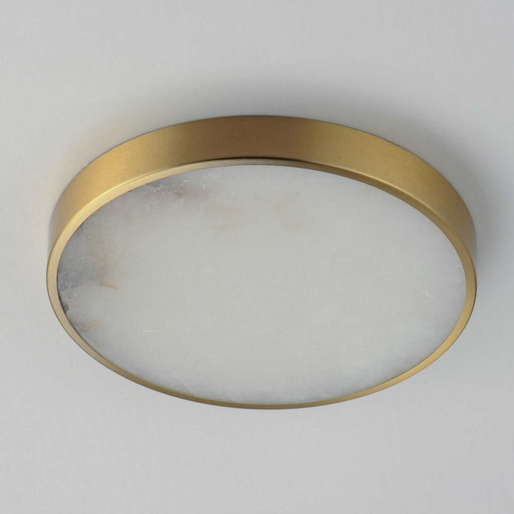 Maxim - 18214WANAB - LED Flush Mount - Slab - Natural Aged Brass