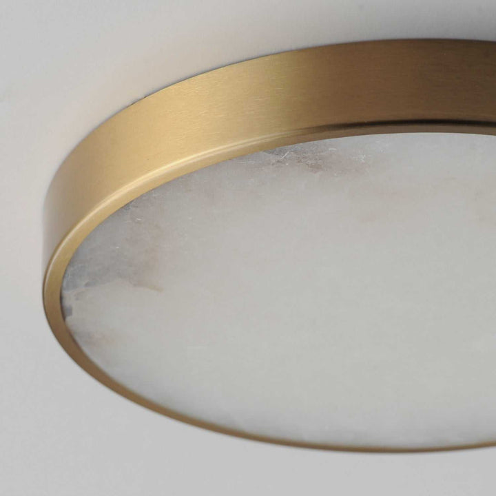 Maxim - 18214WANAB - LED Flush Mount - Slab - Natural Aged Brass