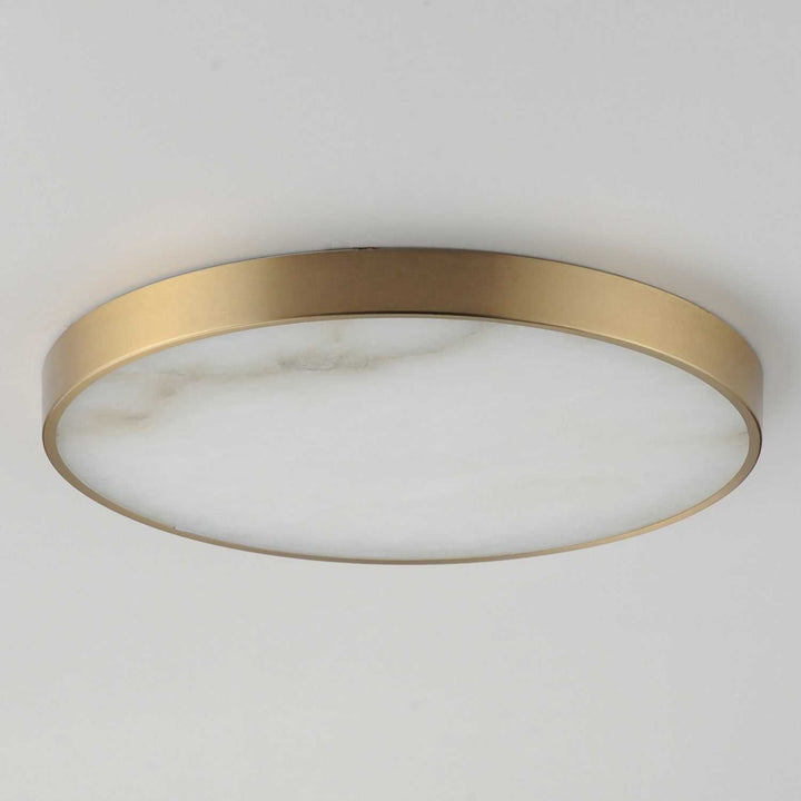 Maxim - 18216WANAB - LED Flush Mount - Slab - Natural Aged Brass