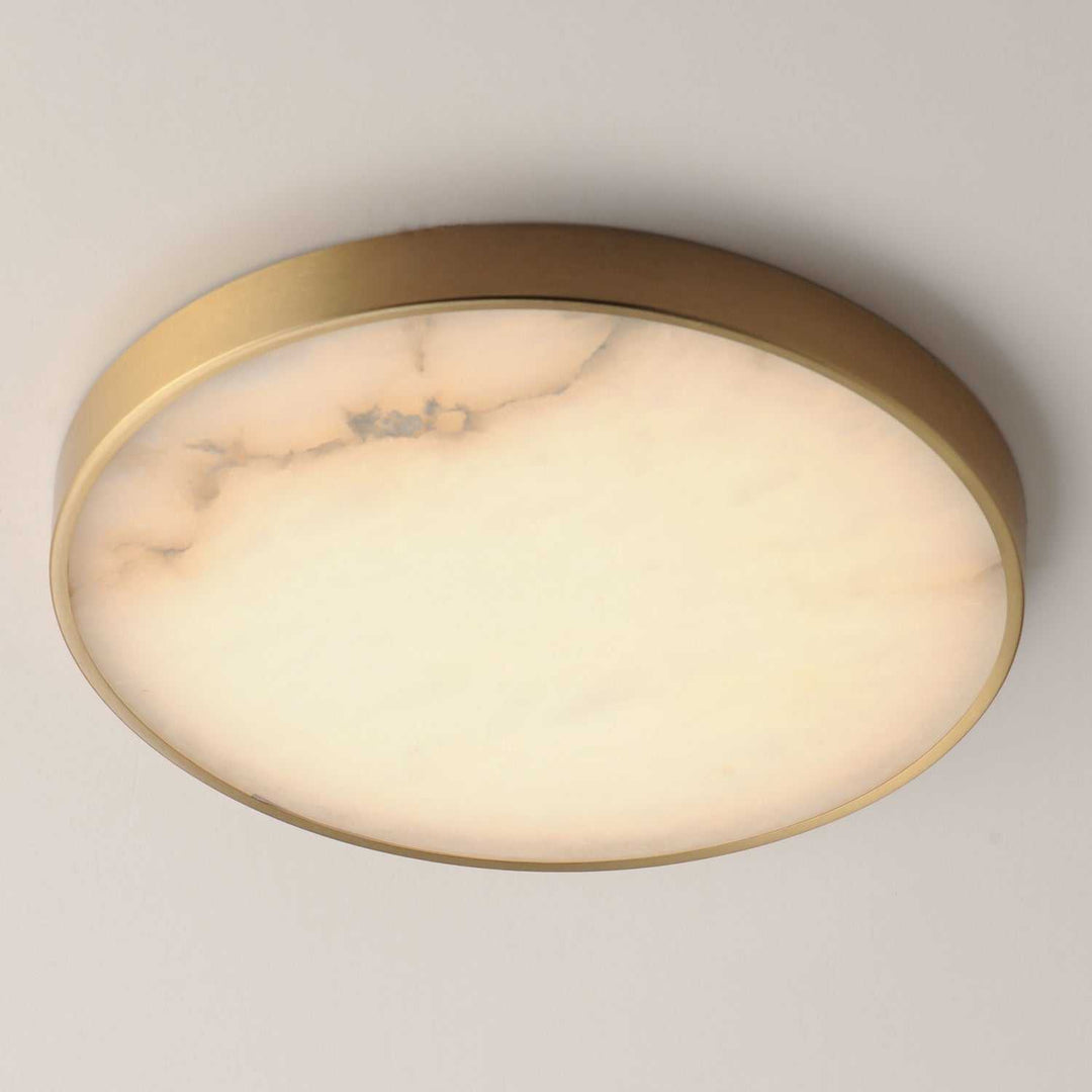Maxim - 18216WANAB - LED Flush Mount - Slab - Natural Aged Brass