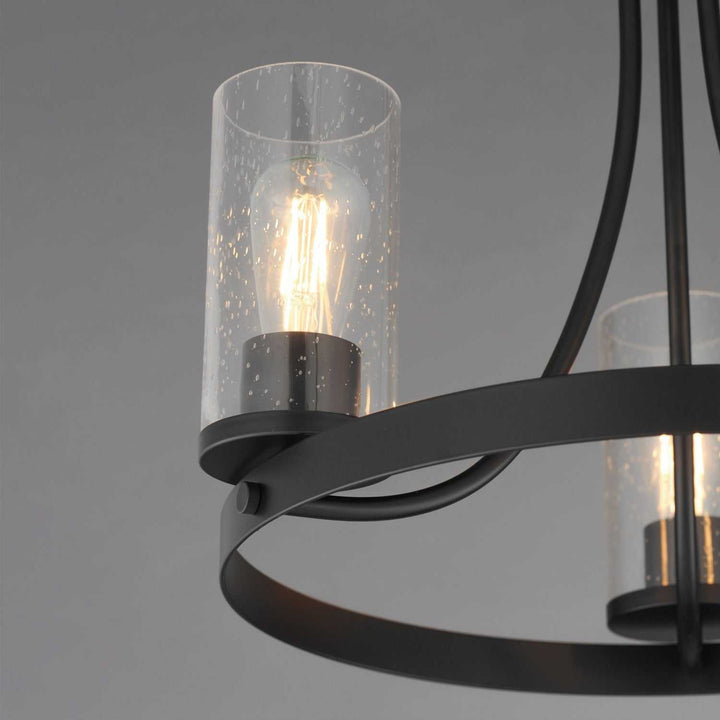 Maxim - 10467CDBK - Three Light Chandelier - Livingston - Black