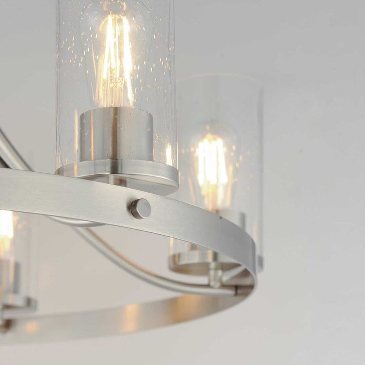 Maxim - 10466CDSN - Six Light Chandelier - Livingston - Satin Nickel