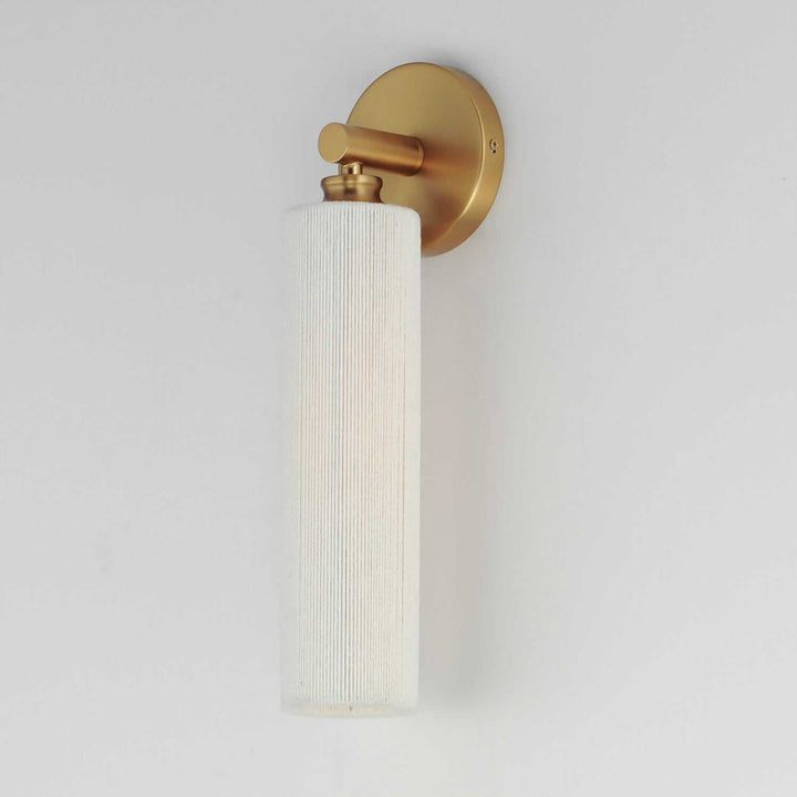 Maxim - 12851NAB - One Light Wall Sconce - Aveline - Natural Aged Brass
