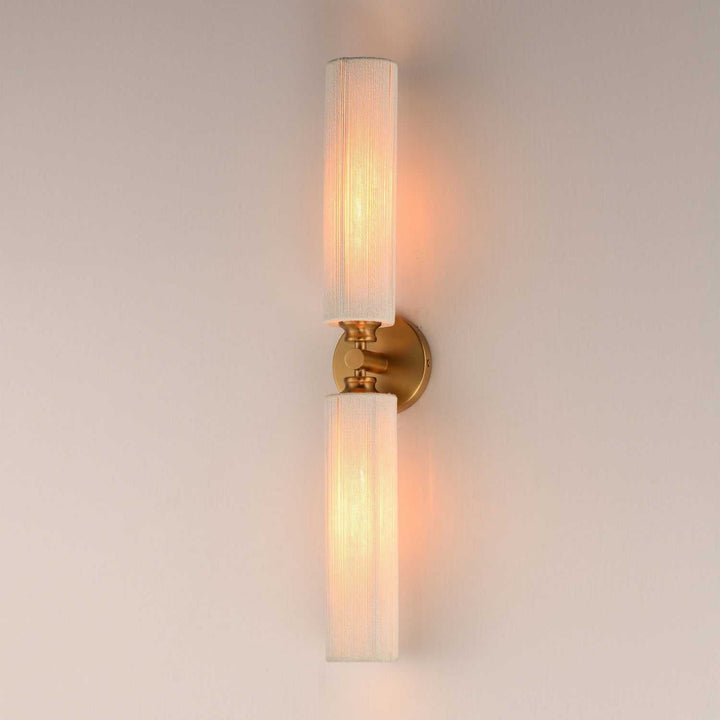 Maxim - 12852NAB - Two Light Wall Sconce - Aveline - Natural Aged Brass