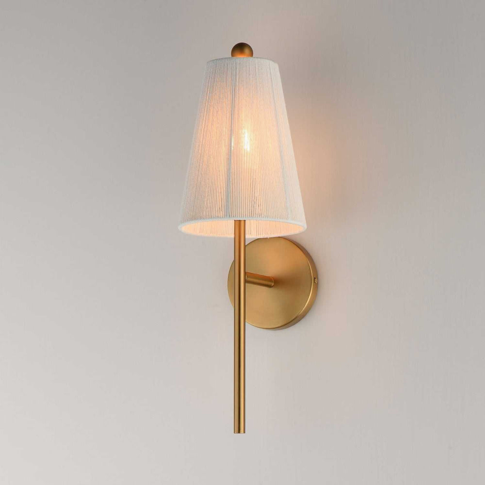 Maxim - 12861NAB - One Light Wall Sconce - Valette - Natural Aged Brass
