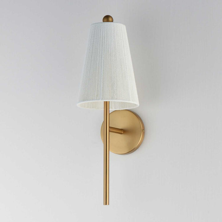 Maxim - 12861NAB - One Light Wall Sconce - Valette - Natural Aged Brass