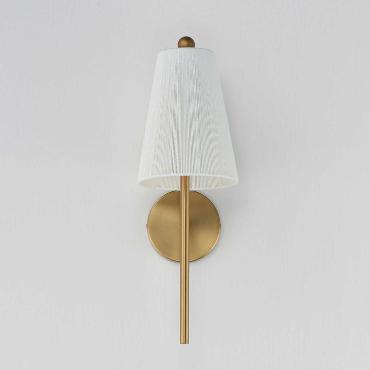 Maxim - 12861NAB - One Light Wall Sconce - Valette - Natural Aged Brass