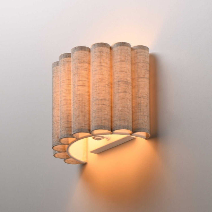 Maxim - 12840OFNAB - One Light Wall Sconce - Penelope - Natural Aged Brass