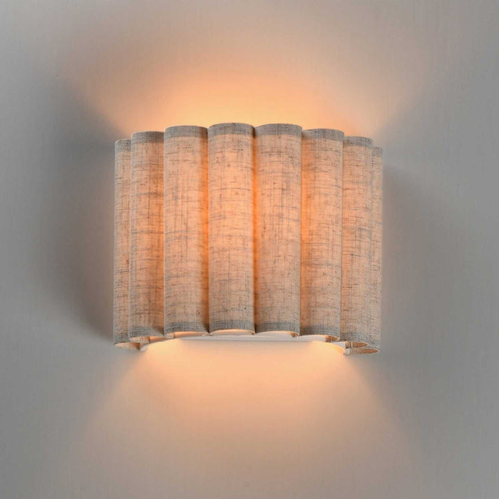 Maxim - 12840OFNAB - One Light Wall Sconce - Penelope - Natural Aged Brass