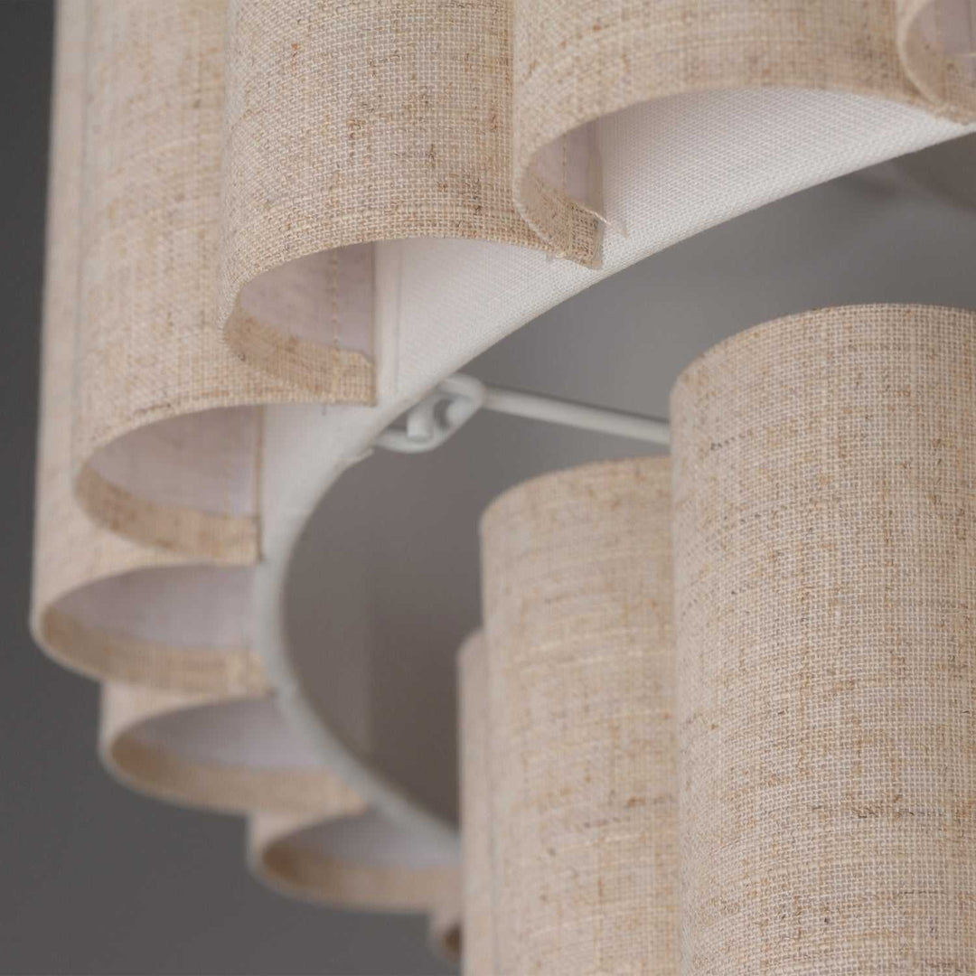Maxim - 12844OFNAB - Four Light Pendant - Penelope - Natural Aged Brass