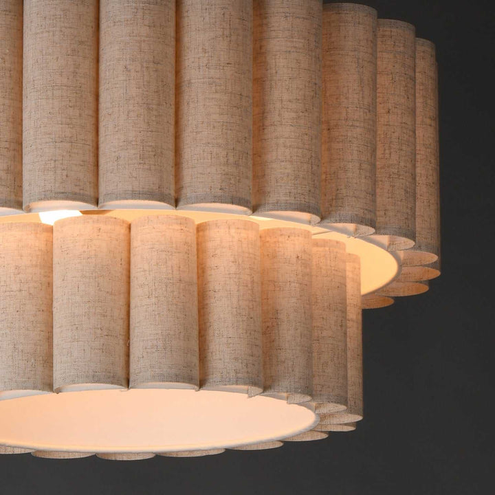 Maxim - 12844OFNAB - Four Light Pendant - Penelope - Natural Aged Brass