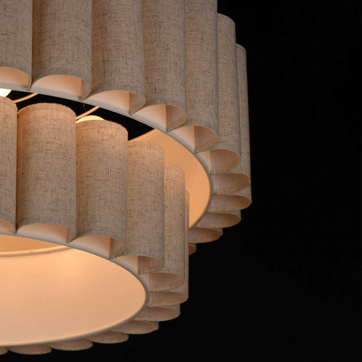 Maxim - 12846OFNAB - Five Light Pendant - Penelope - Natural Aged Brass