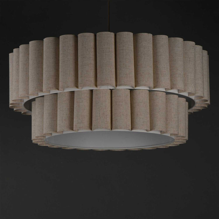 Maxim - 12846OFNAB - Five Light Pendant - Penelope - Natural Aged Brass