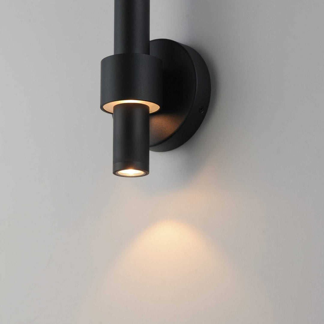 Reveal Outdoor LED Wall Sconce in Black ET2