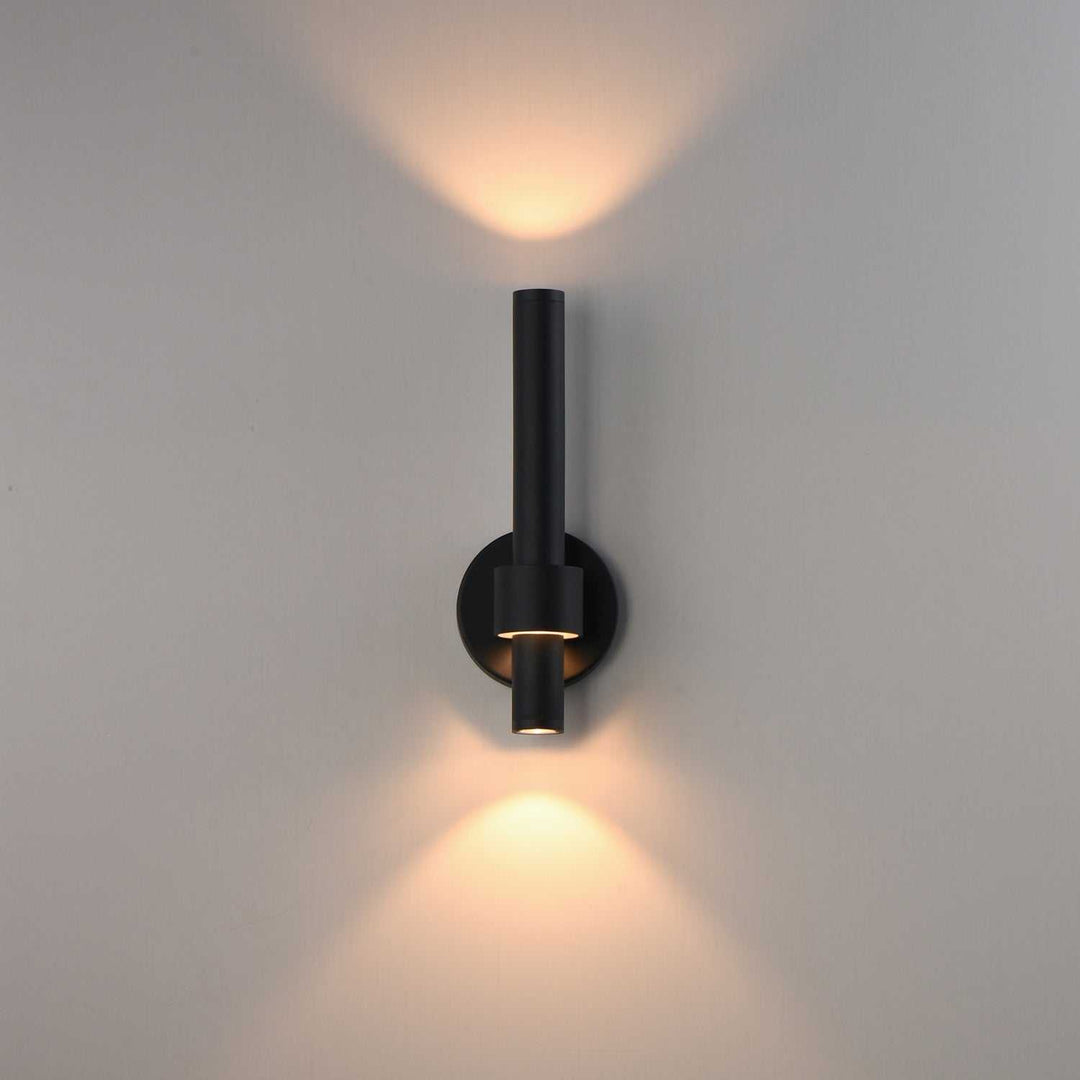 Reveal Outdoor LED Wall Sconce in Black ET2