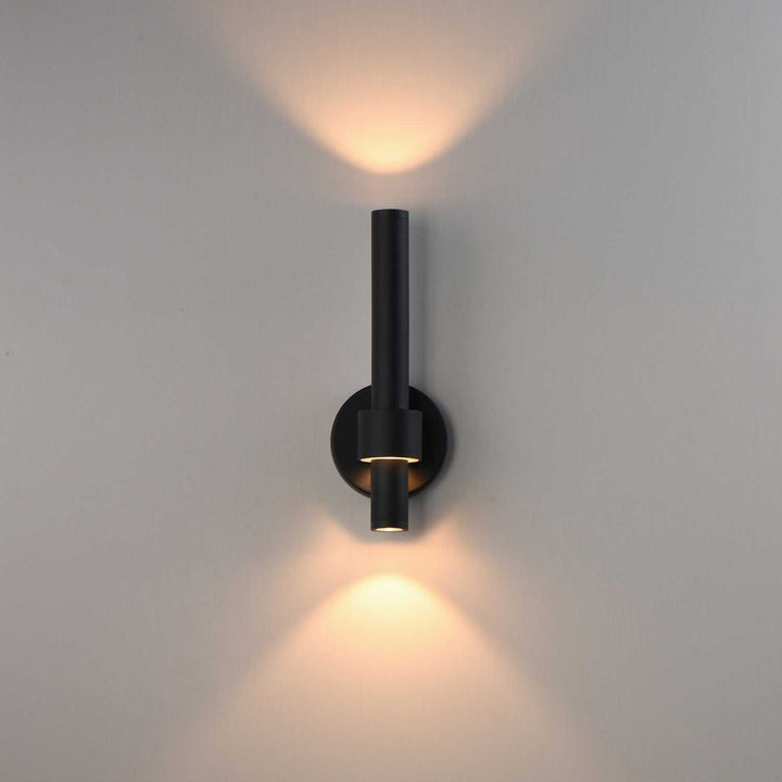 Reveal Outdoor LED Wall Sconce in Black ET2