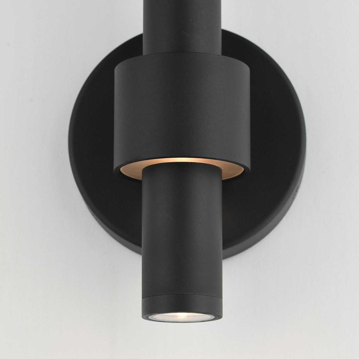 Reveal Outdoor LED Wall Sconce in Black ET2