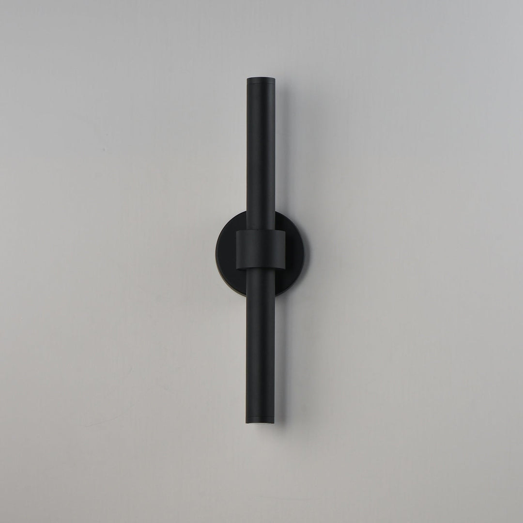 Reveal Outdoor LED Wall Sconce in Black ET2