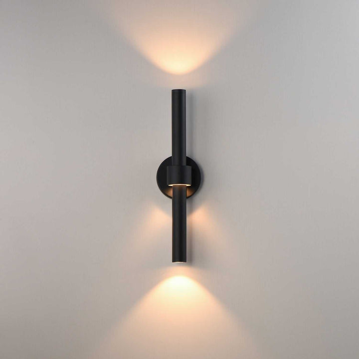 Reveal Outdoor LED Wall Sconce in Black ET2