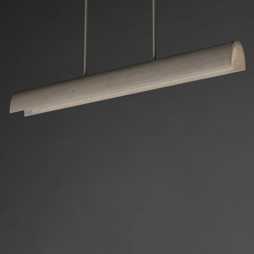 Matera LED Linear Pendant in Chaulk White ET2