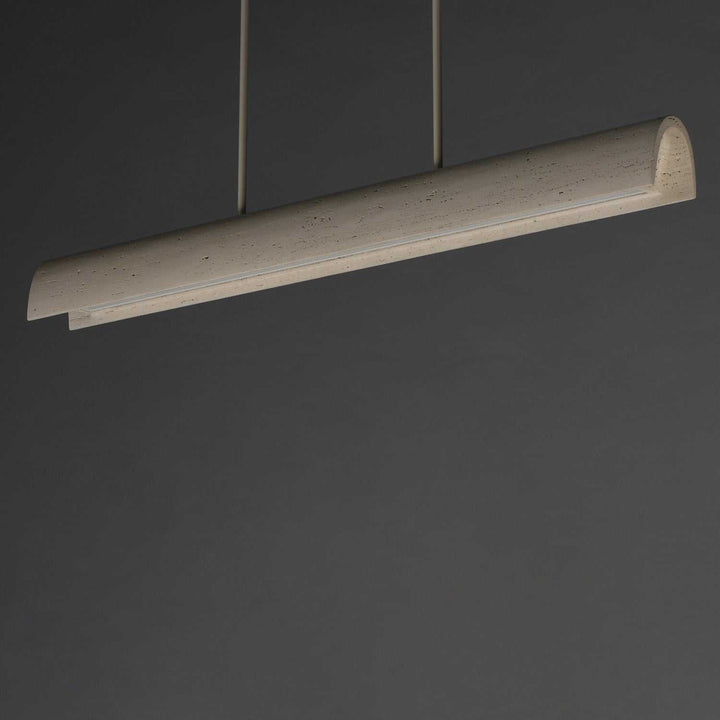 Matera LED Linear Pendant in Chaulk White ET2