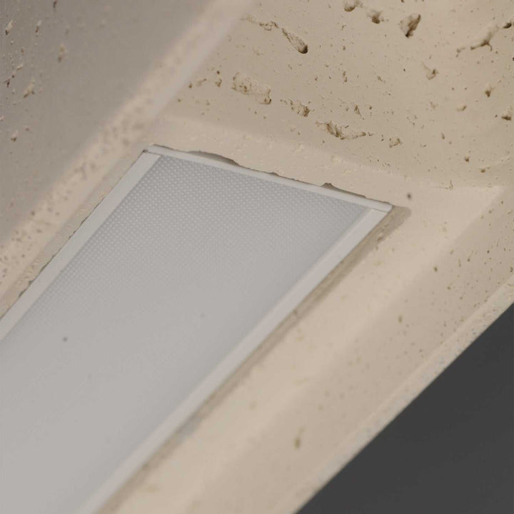 Matera LED Linear Pendant in Chaulk White ET2