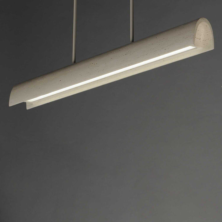 Matera LED Linear Pendant in Chaulk White ET2
